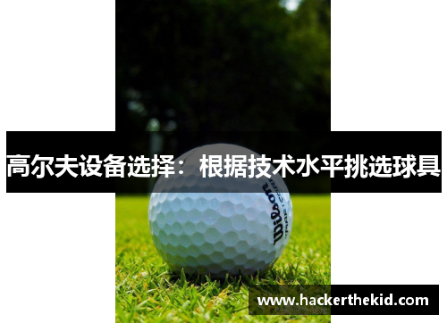 高尔夫设备选择：根据技术水平挑选球具